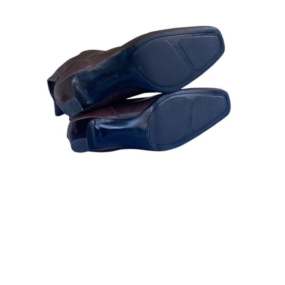 Liz Claiborne “Flex” Brown Tall Knee High Leather Heeled Boots- Womens 9.5 M - Picture 12 of 16